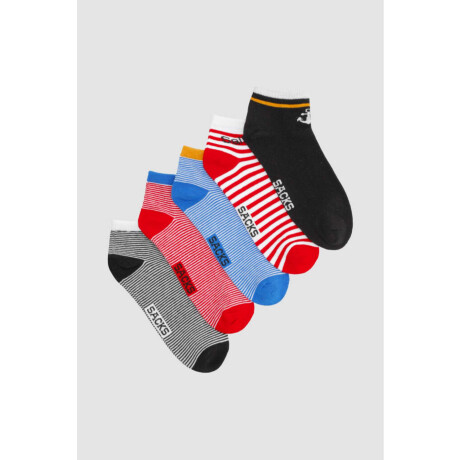 Pack de 5 medias cortas colores lisos Variante 38