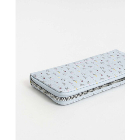 Billetera Fichero Estampado Flores