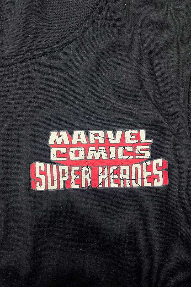 CANGURO ADULTO MARVEL COMICS SUPER HEROES Negro
