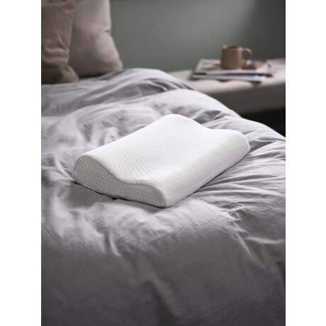 Almohada espuma visco 30x47x9/7 VANSE Blanco