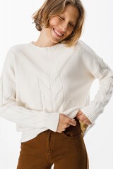 Sweater Hiedra Crudo