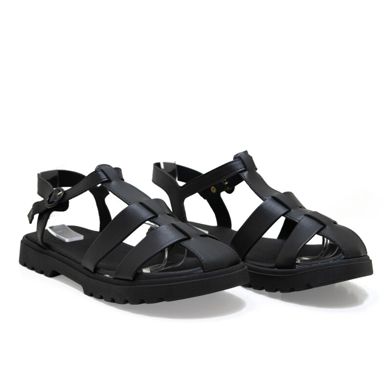 Sandalias Molekinha Infantil de Niños - 2344.145-9569 Negro