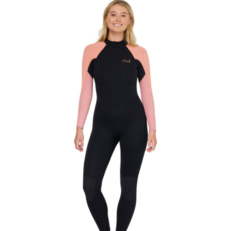 Traje Dama O'Neill Reactor II 3/2mm Coral - Back Zip - Full Coral