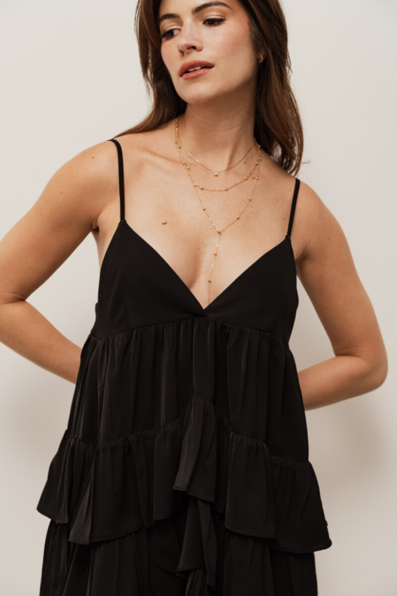 VESTIDO SERENELLA MINI NOIR VESTIDO SERENELLA MINI NOIR