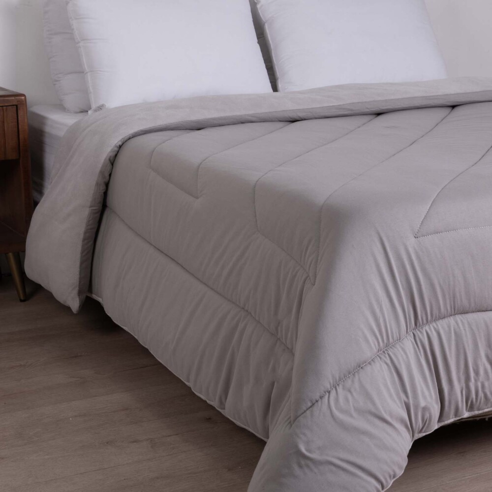 ACOLCHADO 2 PLAZAS ALGODON MARRON BLEND TAUPE