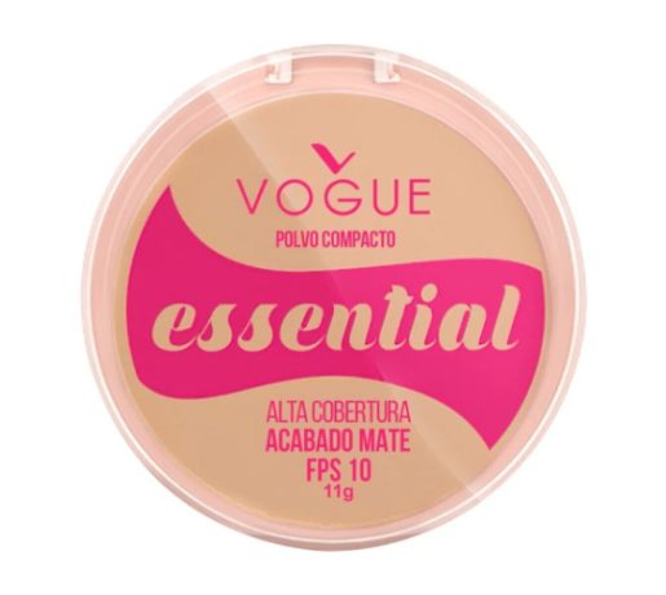 Vogue Polvo Compacto Mate FPS10 11gr Tono Natural – Cobertura y Suavidad