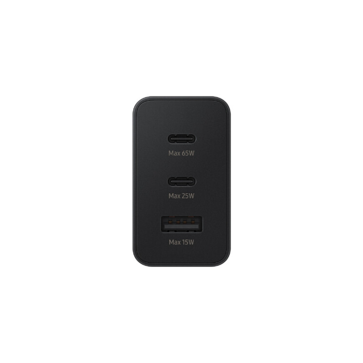 Cargador Samsung 65W Trio Carga Súper Rápida 2 USB-C + USB-A EP-T6530 Cargador Samsung 65W Trio Carga Súper Rápida 2 USB-C + USB-A EP-T6530