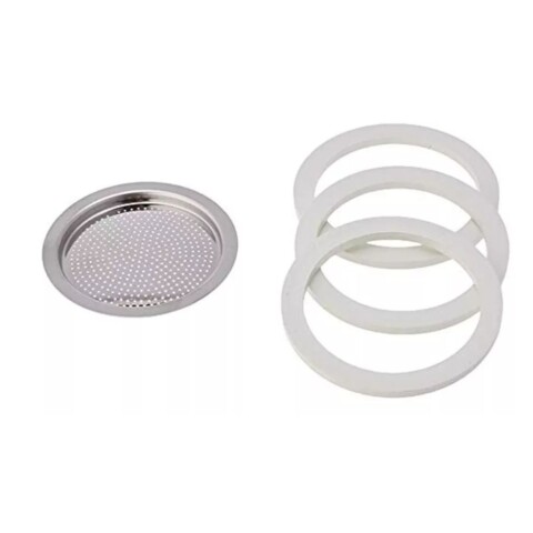 Set 3 Juntas Gomas + Filtro Cafetera Expresso 1 Taza Set 3 Juntas Gomas + Filtro Cafetera Expresso 1 Taza