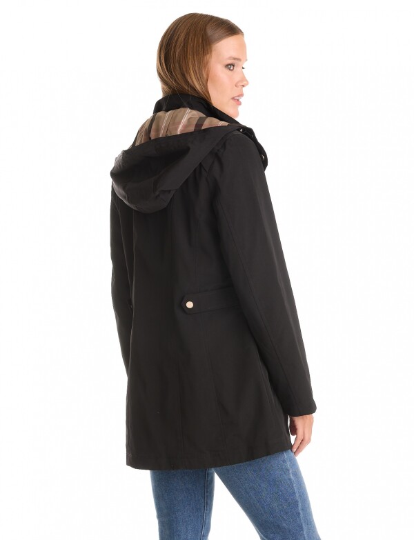 Gabardina Impermeable NEGRO