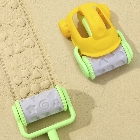 Juego de Arena Playa Bebés con Pala y Rastrillos en Plástico Multicolor