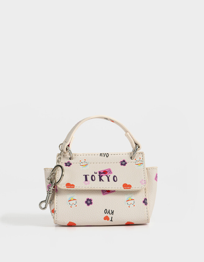 Monederos Monedero Formato Bolso "tokyo" - Blanco Crudo