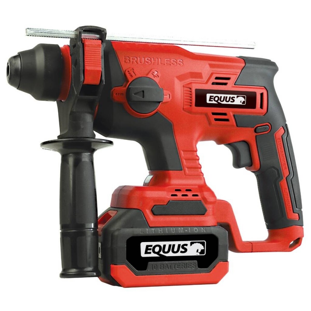 Rotomartillo Inalámbrico Equus Mktrm 20V Brushless - ROJO 