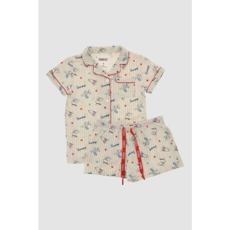 Snoopy Americano Azul