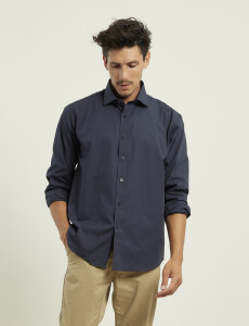 011683 CAMISA VESTIR HARRINGTON LABEL Azul Oscuro