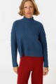 Sweater Panal Azul