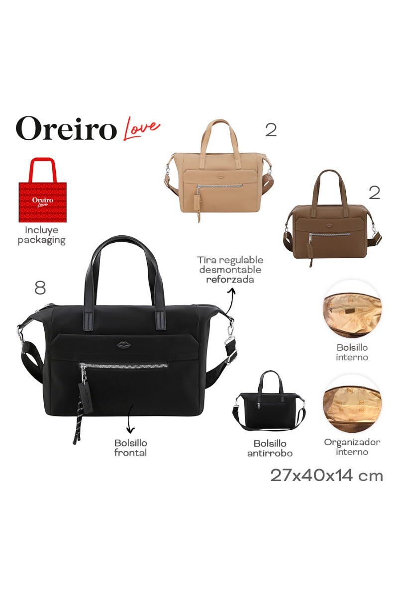 Cartera Oreiro Beige