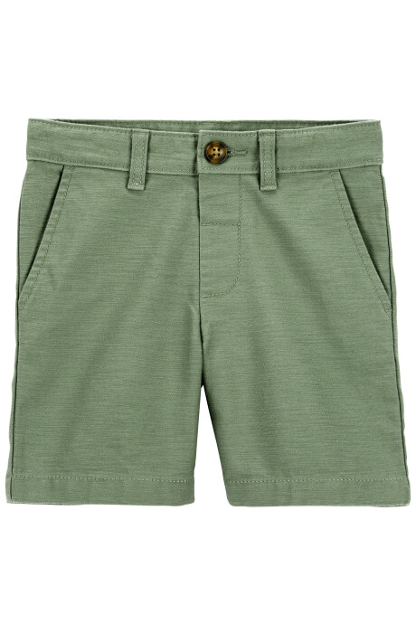 Short de algodón, frente plano Sin color
