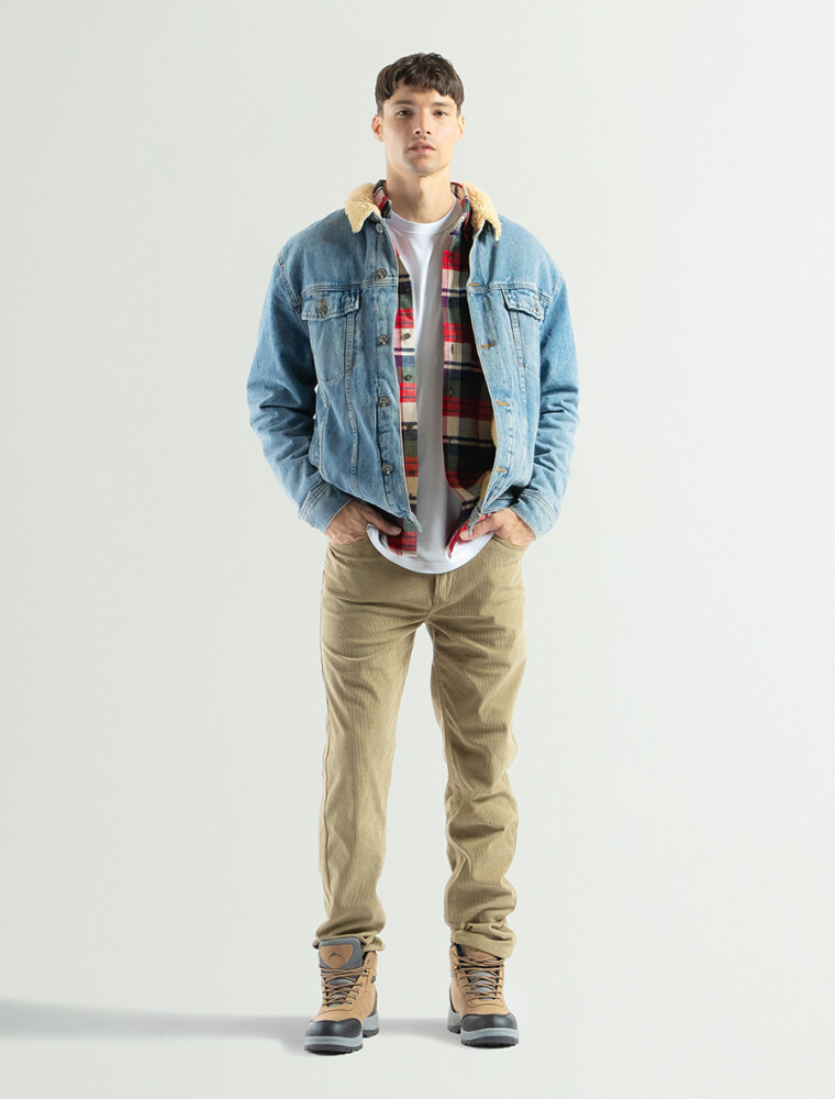 Campera de Jean con Corderito Jean