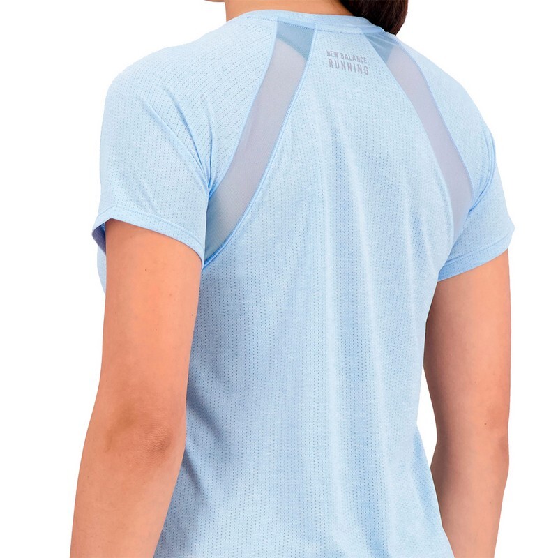 Remera New Balance Impact Run Azul