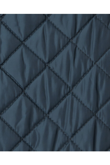 Campera reversible, diseños a cuadros y azul Sin color