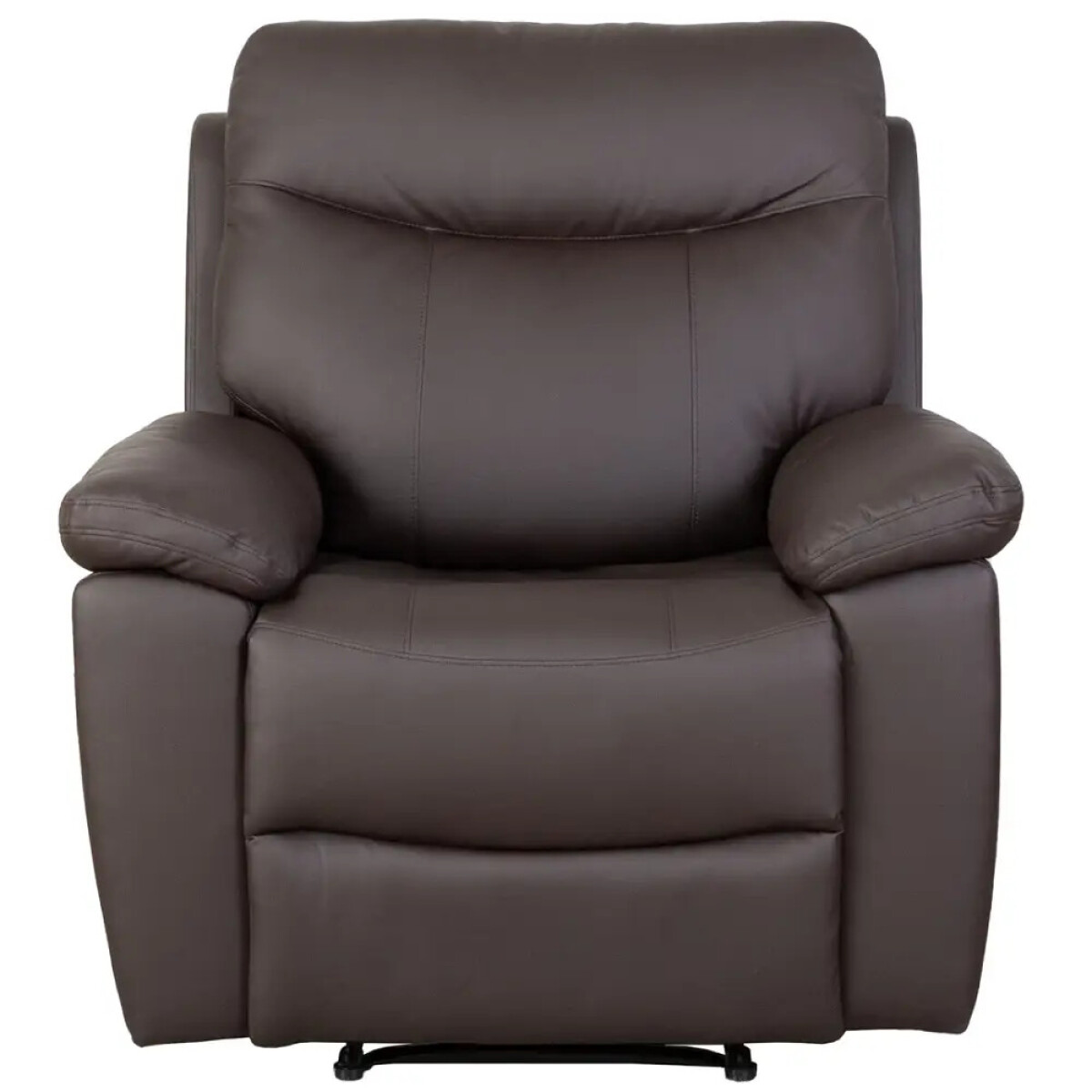 Sillón recliner 1 cuerpo, Lex en PU color marrón 