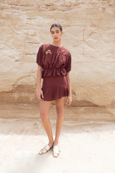 BLUSA OCTOPUS Chocolate