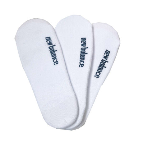 Medias N200-6 x3 Ultra Bajo Media invisible Unisex Blanco