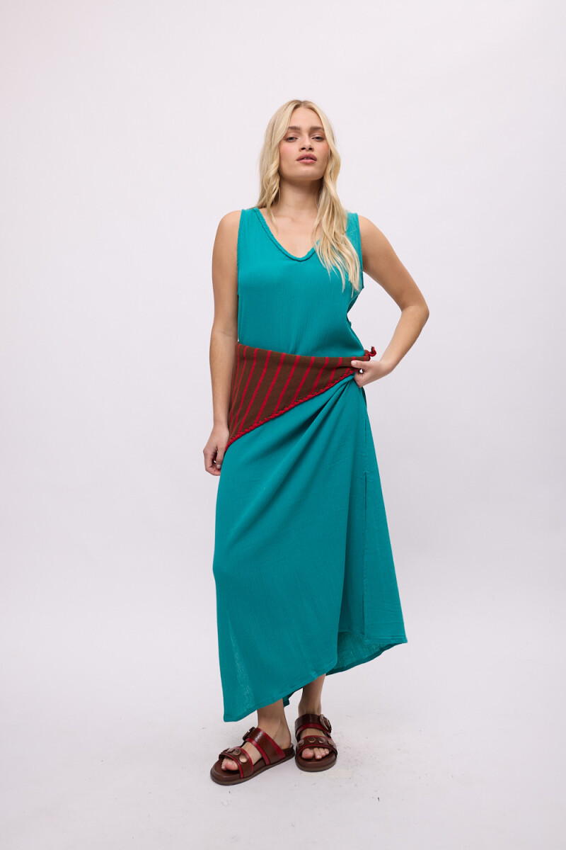 Vestido Charly - Petroleo 