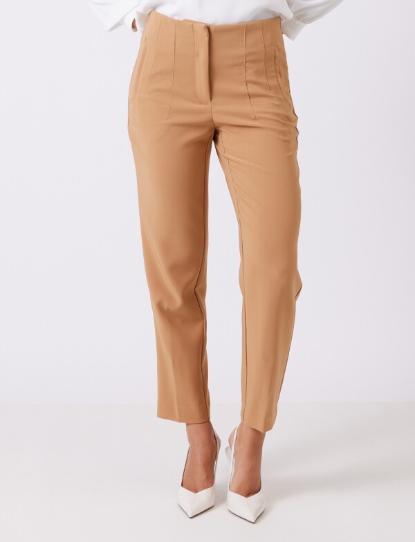 Pantalon Sastrero Slim BEIGE OSCURO