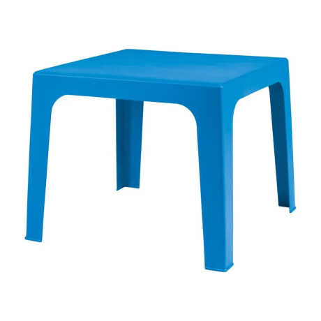 Set de Mesa 54x46cm y 4 Sillas infant Plást Resistente 40Kg Azul
