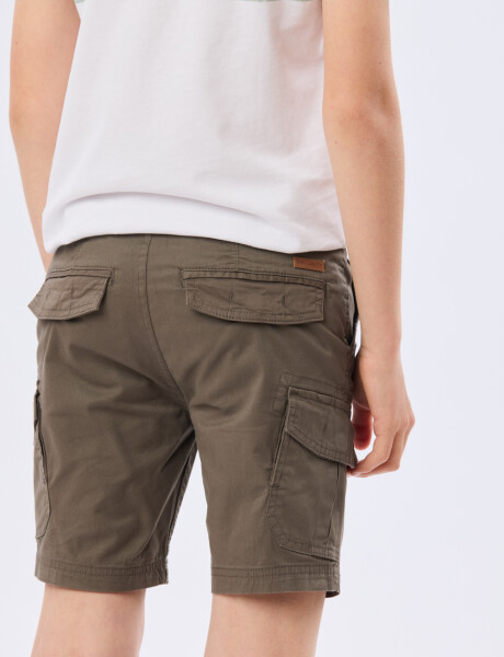 BERMUDA CARGO SPANDEX Verde