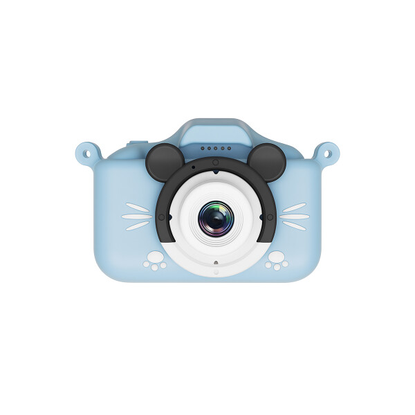 Cámara digital infantil diseño gato color celeste Cámara Digital Infantil Diseño Gato Color Celeste