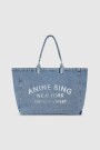 LEO DENIM TOTE Azul