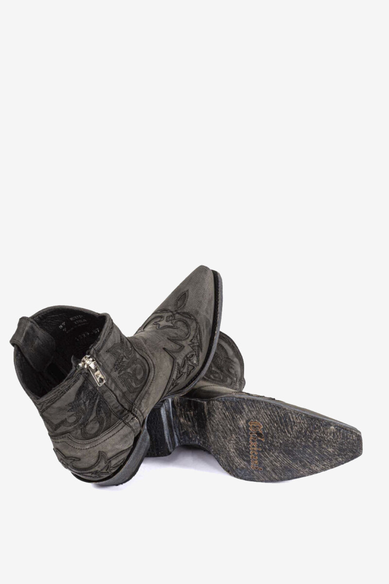 BOTA TEXANA STITCHED Negro
