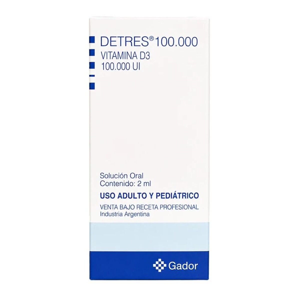 Vitamina D3 100.000 UI Solución Oral 2 ml - Detres Gador 