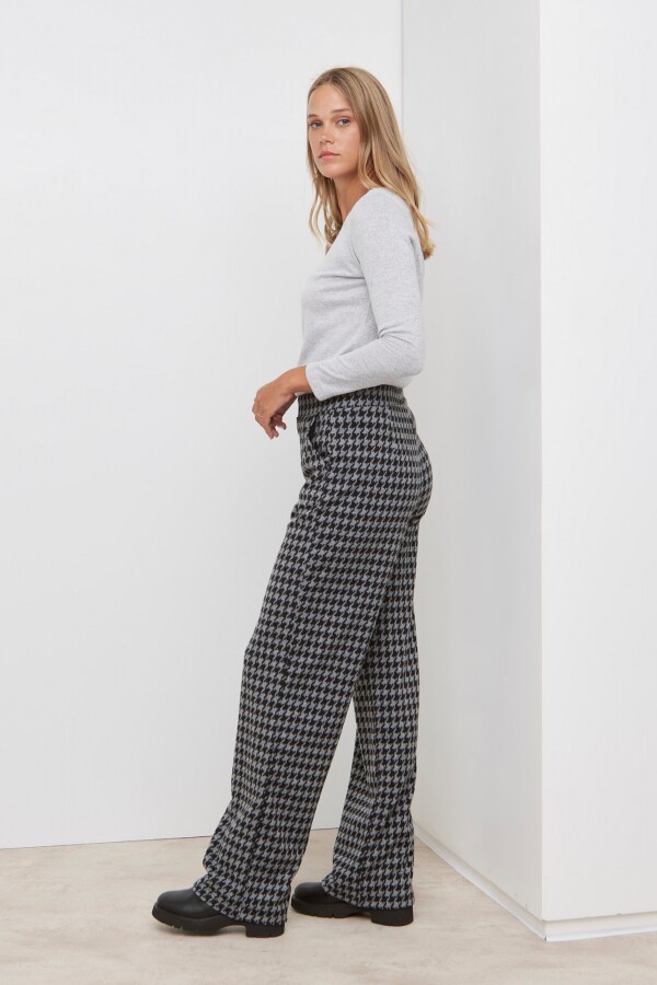 Pantalon Fleece Soft NEGRO/GRIS