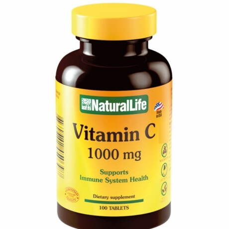 Vitamina C Natural Life 1000mg 100 Tabletas Vitamina C Natural Life 1000mg 100 Tabletas