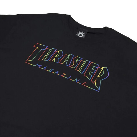 T SHIRT THRASHER Black