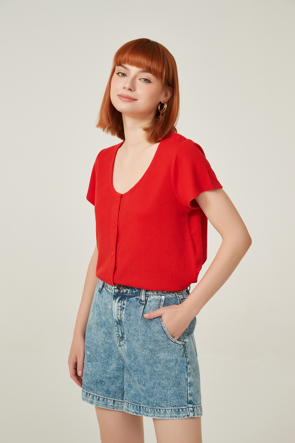Remera Lokelani Rojo