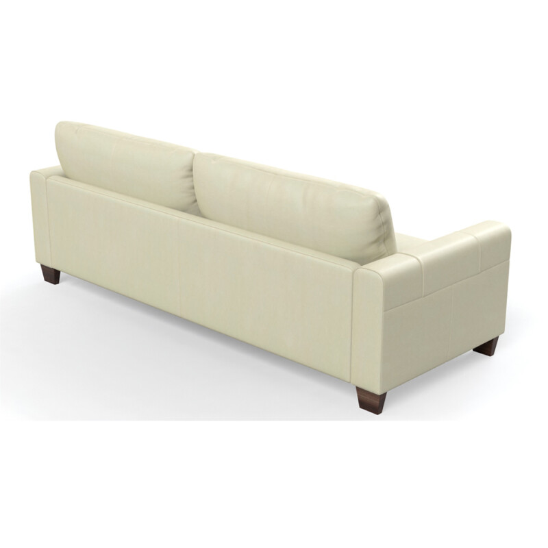 SOFA 4 CUERPOS - TAPIZADO EN CUERO VACUNO - COLOR PERLA FOSCO SOFA 4 CUERPOS - TAPIZADO EN CUERO VACUNO - COLOR PERLA FOSCO
