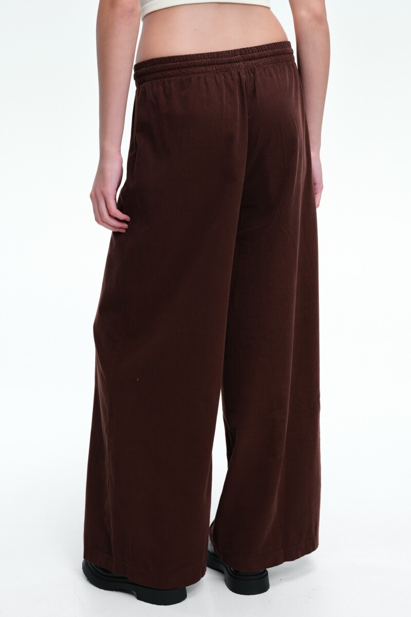 PANT RELAXED Bordo