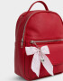 Mochilas Urbanas Romántico Mochila Con Charm - Rojo Medio