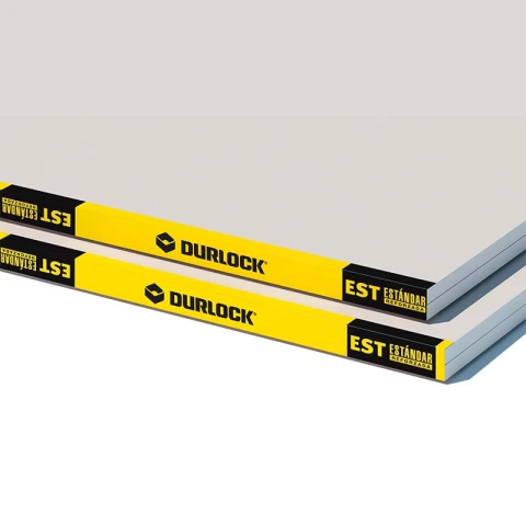 Placa Yeso Durlock 240X120X9.5 estándar PLACA YESO DURLOCK 240X120X9.5 STD