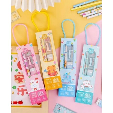 Túnica escolar tableada para niña + útiles escolares excelente calidad Blanco