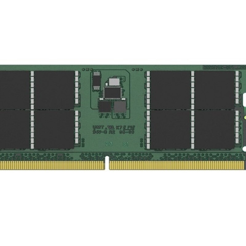 Kingston - DDR5 - módulo - 32 GB - SO DIMM de 262 contactos - 5600 MT/s / PC5-44800 - CL46 - 1.1 V - sin búfer - no ECC Kingston - DDR5 - módulo - 32 GB - SO DIMM de 262 contactos - 5600 MT/s / PC5-44800 - CL46 - 1.1 V - sin búfer - no ECC