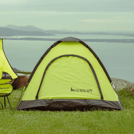 Carpa Hawapi Yunka p/ 2 personas Verde Flúo Ub VERDE-FLUOR