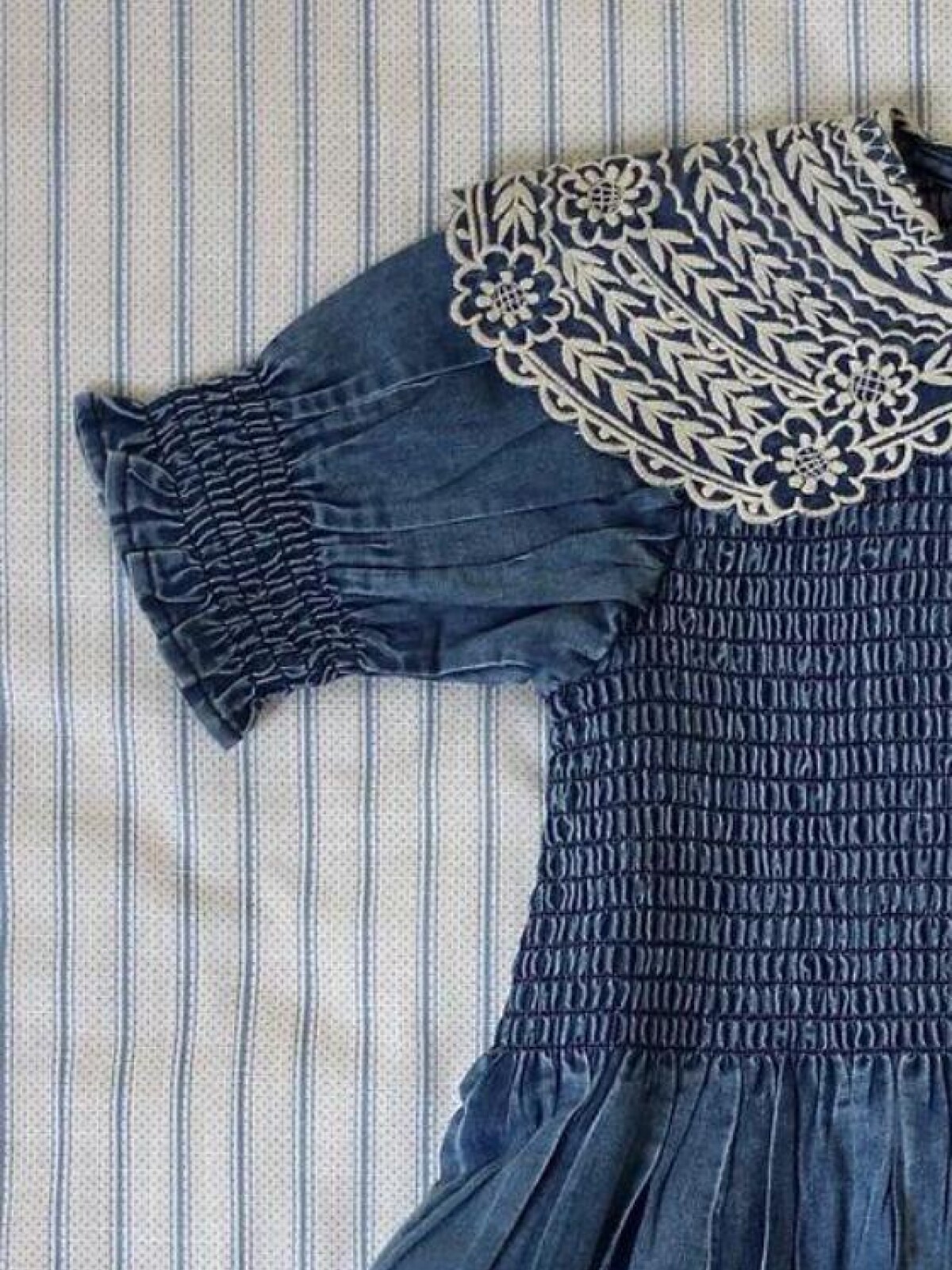 Vestido Denim Broches Vestido Denim Broches