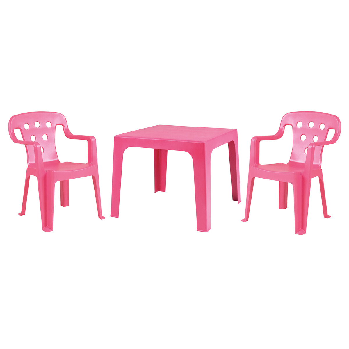 Juego De Mesa + 2 sillas infantil - ROSA 