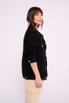 Campera de jean Negro