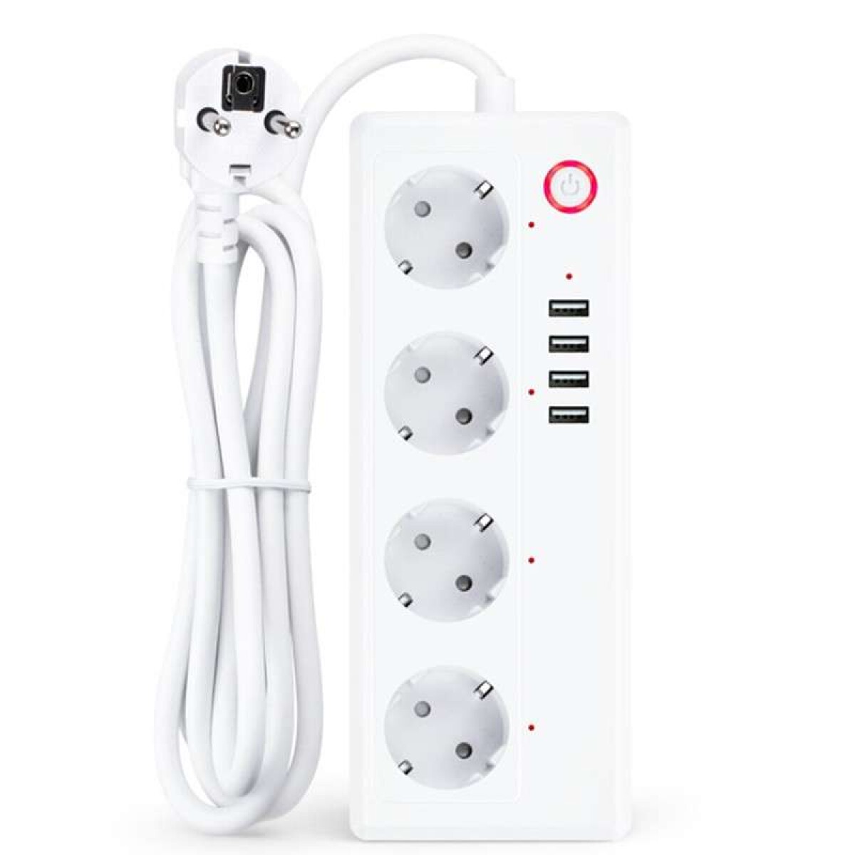 Alargue Tuya Smart WIFI 4 Schuko + 4 USB SM-SA-P702U 